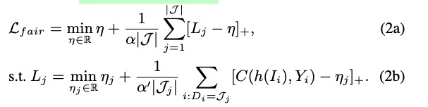 bi-level fairness loss.